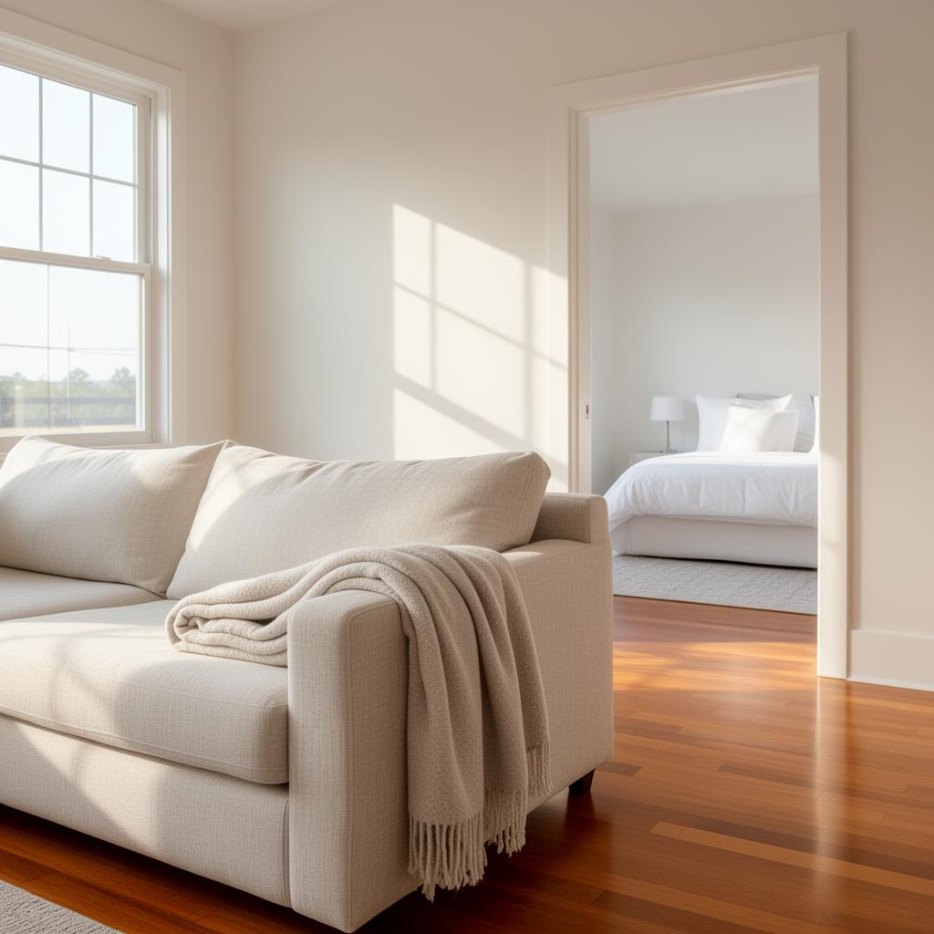 LumiView turnover cleaning team staging a short-term rental