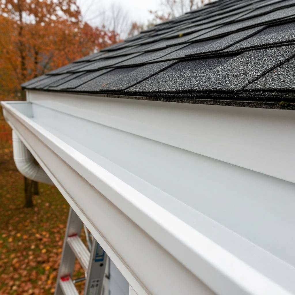 Gutter cleaning after — North Olmsted