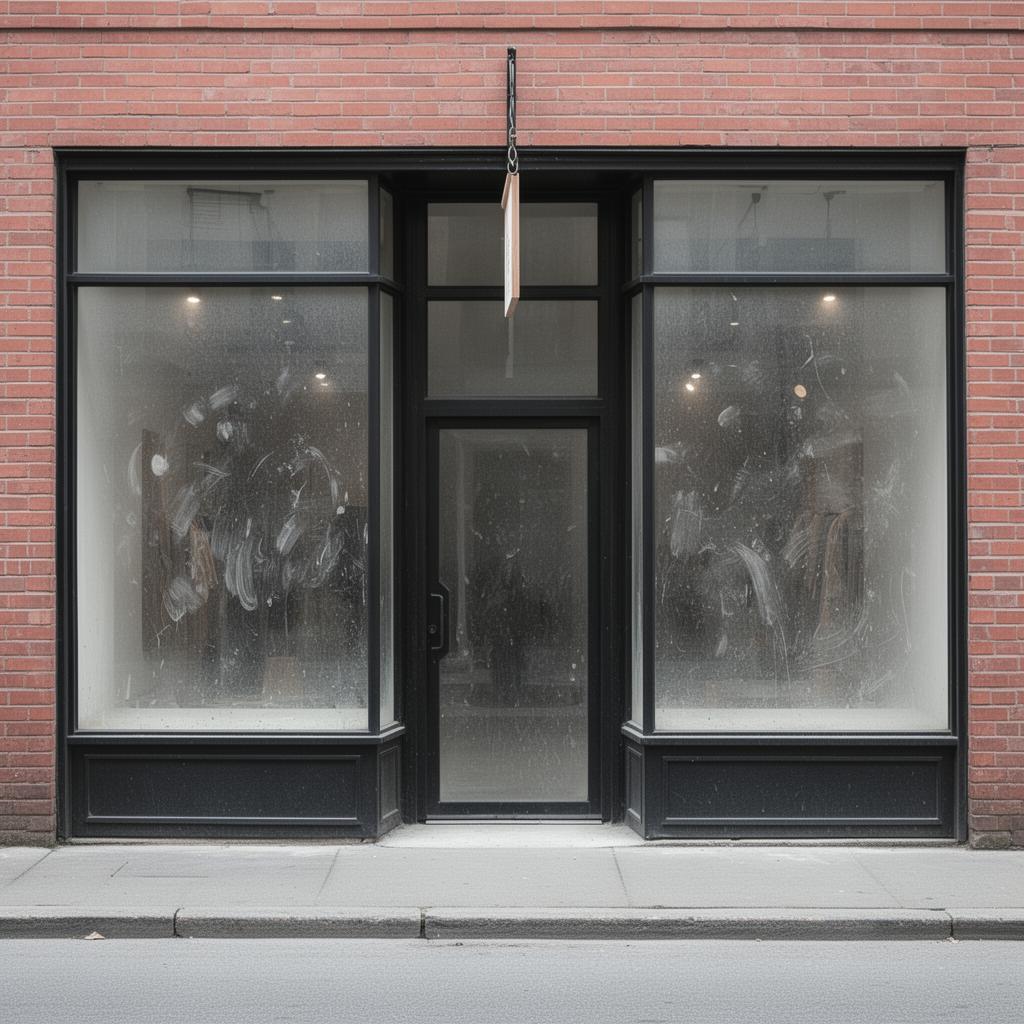 Storefront cleaning before — Rocky River